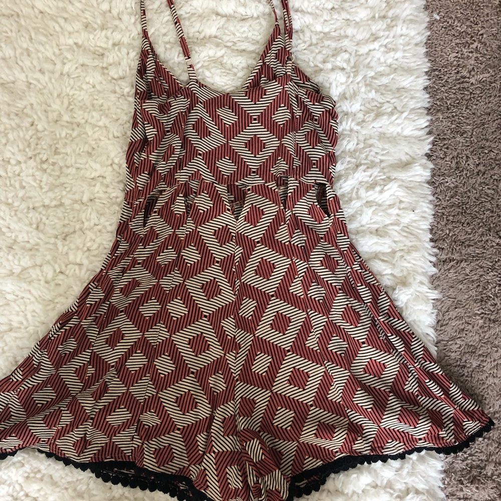 Cut-out romper